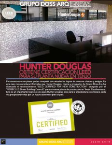 Revista Hounter Douglas